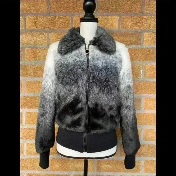 Sam edelman ombre faux fur coat Sz small - Picture 1 of 12